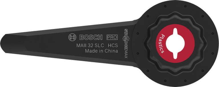 Hoja multiherramienta Bosch PRO MAII 32 SLC para plásticos.